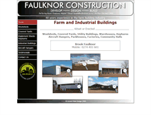 Tablet Screenshot of faulknorcon.co.nz